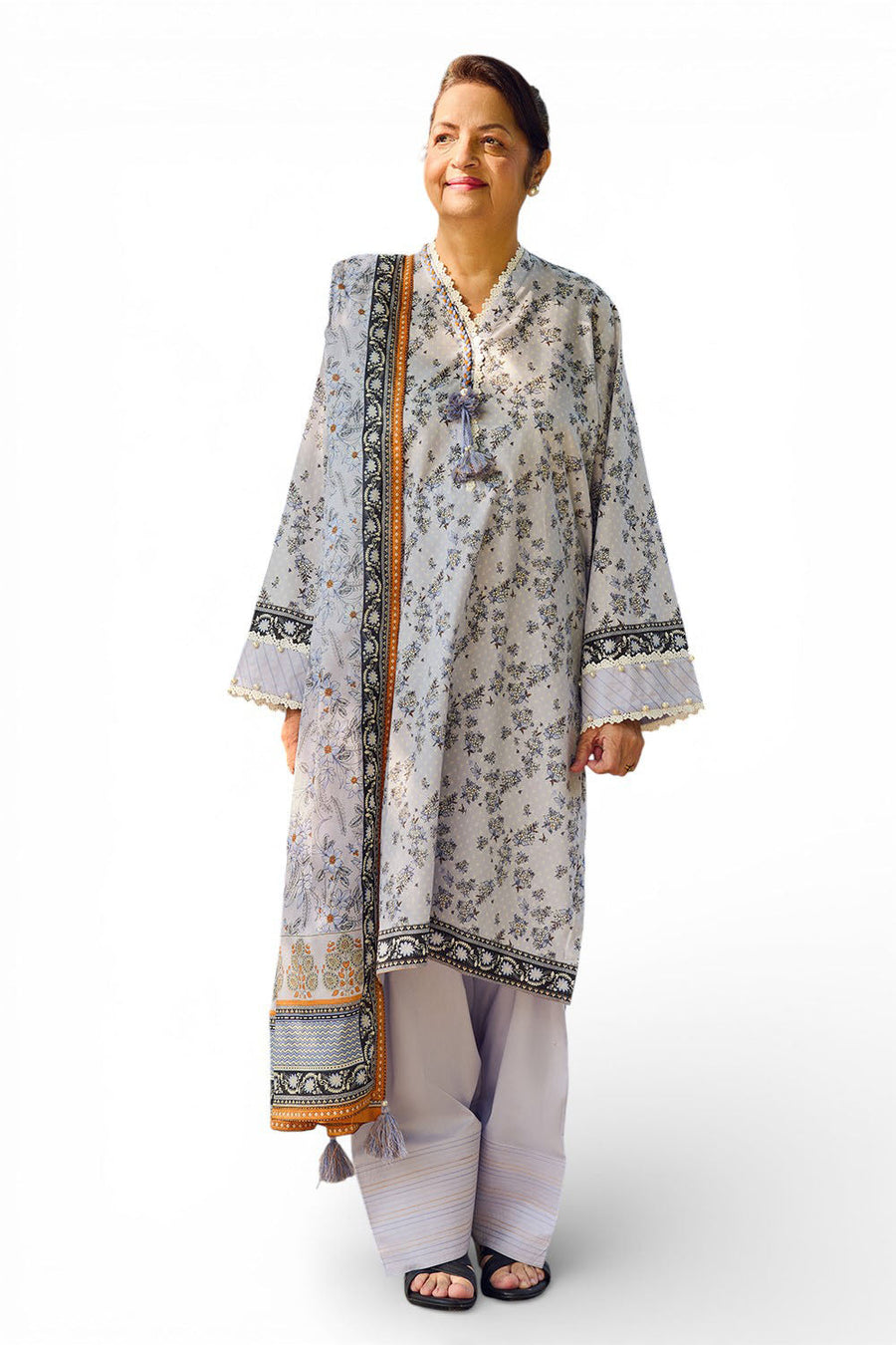Gul Ahmed Tribute to Mothers Printed Lawn Unstitched 3Pc Suit CL-62115 A