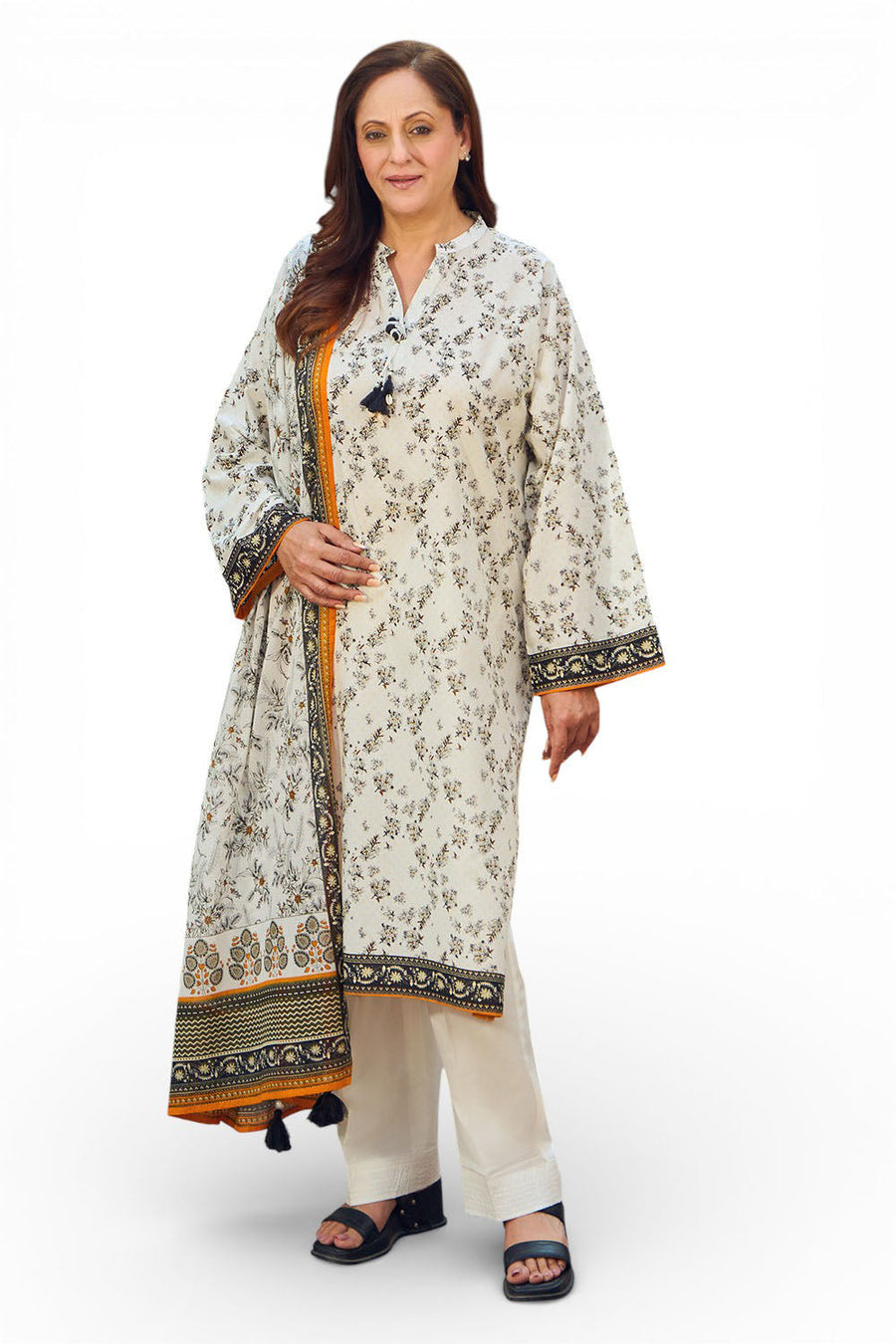 Gul Ahmed Tribute to Mothers Printed Lawn Unstitched 3Pc Suit CL-62115 B