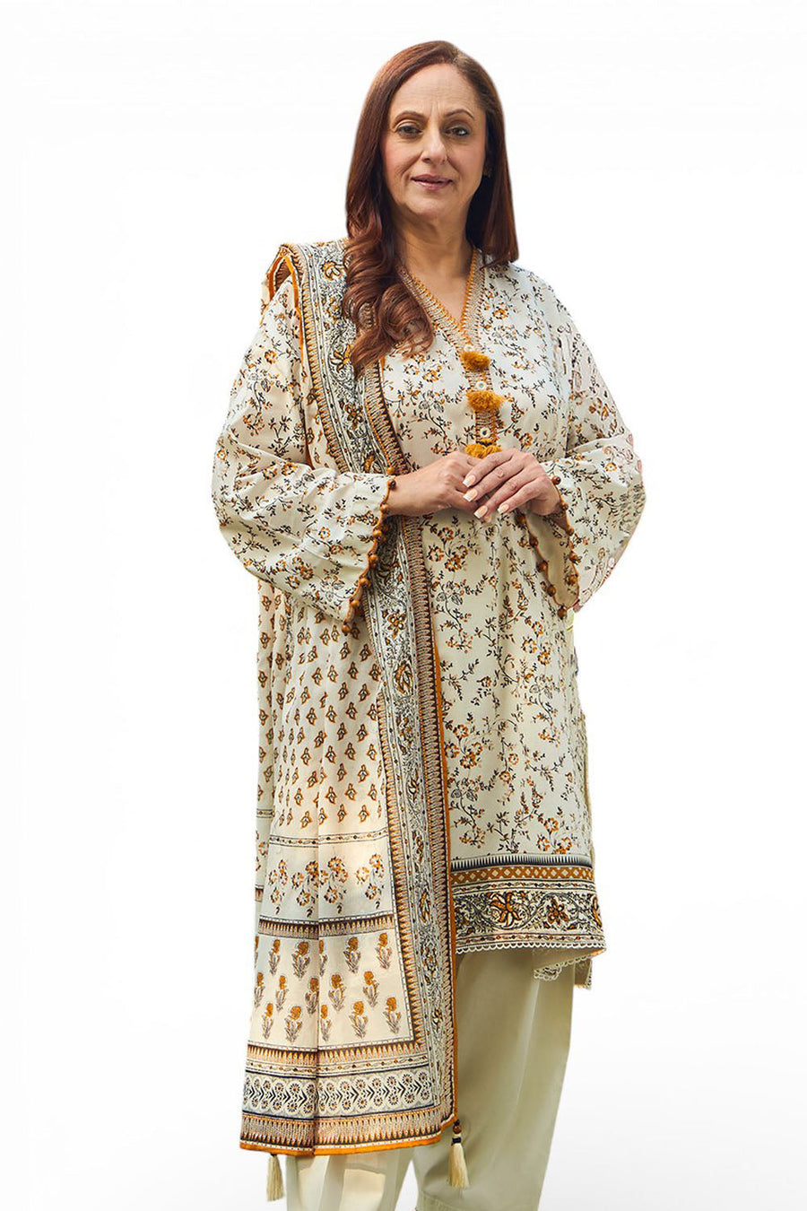 Gul Ahmed Tribute to Mothers Printed Lawn Unstitched 3Pc Suit CL-62117 A