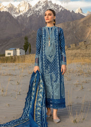 Crimson Embroidered Lawn Unstitched 3Pc Suit CL24-D1B Dancing Paisleys