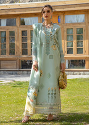 Crimson Embroidered Lawn Unstitched 3Pc Suit CL24-D4B Into The Wild