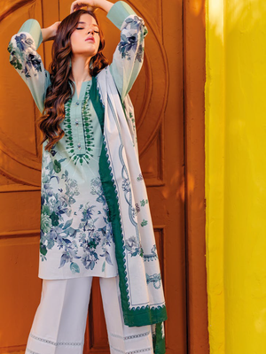 Gul Ahmed Essential Printed Lawn Unstitched 3Pc Suit CL-42026B