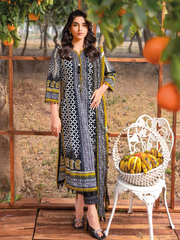 Gul Ahmed Essential Embroidered Lawn Unstitched 3Pc Suit CL-42089