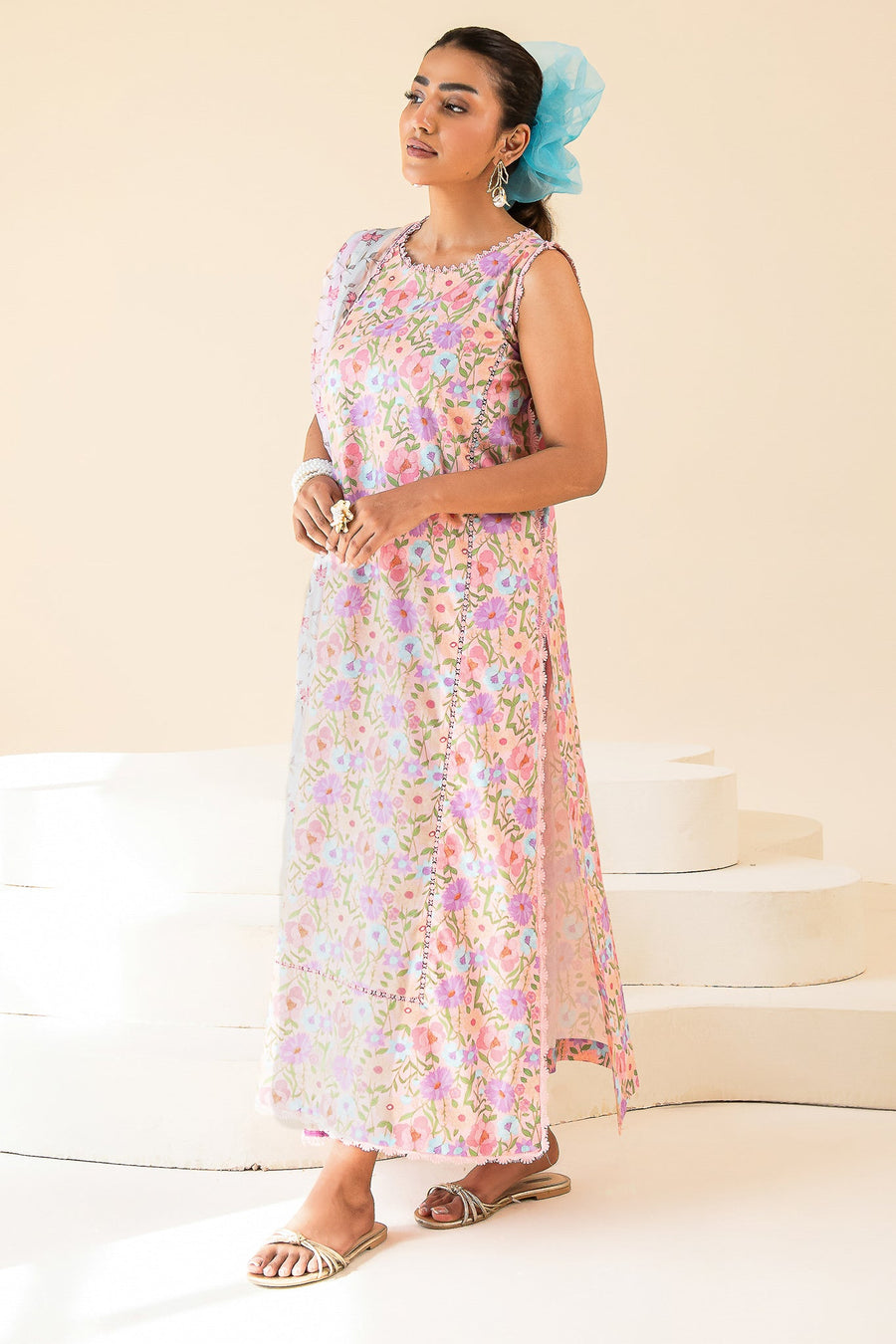 Faiza Faisal Serene Printed Lawn Unstitched 3Pc Suit - CLARIE
