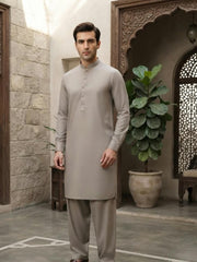 Farooq Textile Men's Cotton Latha Unstitched Shalwar Kameez Suit CLR26-02