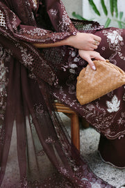 Qalamkar Festive Eid Embroidered Chikankari Unstitched 3Pc Suit CM-01 ESHAL