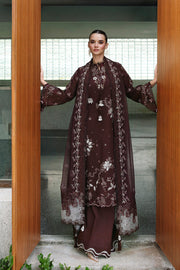 Qalamkar Festive Eid Embroidered Chikankari Unstitched 3Pc Suit CM-01 ESHAL