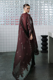 Qalamkar Festive Eid Embroidered Chikankari Unstitched 3Pc Suit CM-01 ESHAL