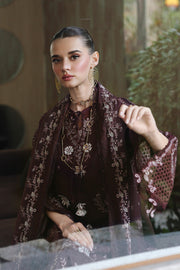 Qalamkar Festive Eid Embroidered Chikankari Unstitched 3Pc Suit CM-01 ESHAL