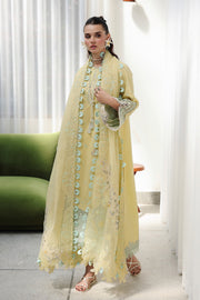 Qalamkar Festive Eid Embroidered Chikankari Unstitched 3Pc Suit CM-02 AYLA