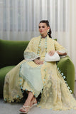 Qalamkar Festive Eid Embroidered Chikankari Unstitched 3Pc Suit CM-02 AYLA