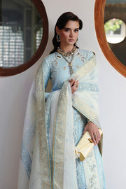 Qalamkar Festive Eid Embroidered Chikankari Unstitched 3Pc Suit CM-05 NAYRA