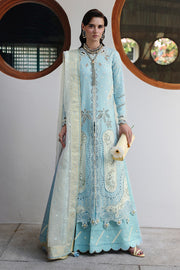 Qalamkar Festive Eid Embroidered Chikankari Unstitched 3Pc Suit CM-05 NAYRA