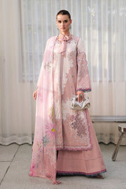 Qalamkar Festive Eid Embroidered Chikankari Unstitched 3Pc Suit CM-06 NOURA