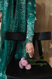 Qalamkar Festive Eid Embroidered Chikankari Unstitched 3Pc Suit CM-07 ROGUE