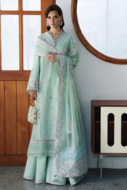Qalamkar Festive Eid Embroidered Chikankari Unstitched 3Pc Suit CM-08 SEREN
