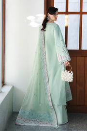 Qalamkar Festive Eid Embroidered Chikankari Unstitched 3Pc Suit CM-08 SEREN
