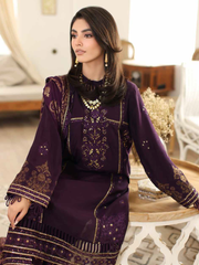 Charizma Miraas Unstitched Embroidered Staple Jacquard 3Pc Suit CM3-01