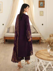 Charizma Miraas Unstitched Embroidered Staple Jacquard 3Pc Suit CM3-01