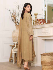 Charizma Miraas Unstitched Embroidered Staple Jacquard 3Pc Suit CM3-04