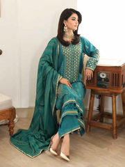 Charizma Miraas Unstitched Embroidered Staple Jacquard 3Pc Suit CM3-07