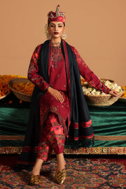 Charizma Miraas Embroidered Viscose Unstitched 3Pc Suit CMW4-3