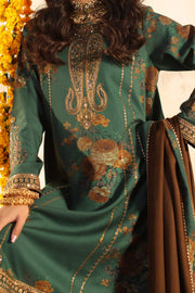 Charizma Miraas Embroidered Viscose Unstitched 3Pc Suit CMW4-4