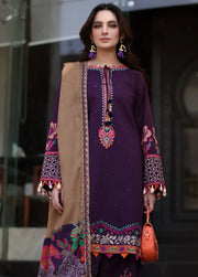 Charizma Naranji Embroidered Khaddar Unstitched 3Pc Suit CNW4-02