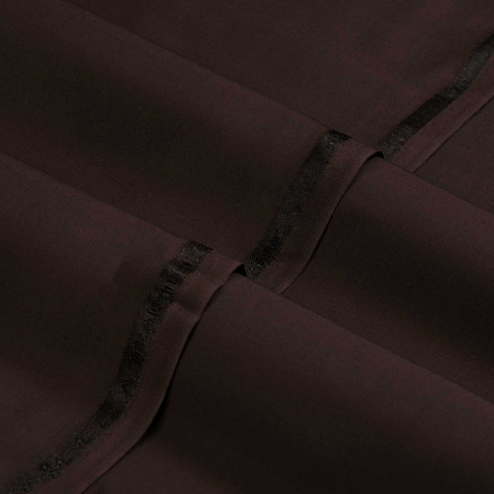 JS by Dynasty Fabrics Men's Unstitched Wash & Wear Suit - Coffee Bean