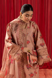 AF-PL-6003-Coral Peach PRINTED LAWN