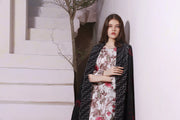 Feathers Digital Printed Khaddar Unstitched 3Pc Suit COTTON CANDY-FT290