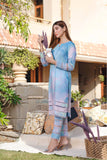 Feathers Digital Printed Viscose Unstitched 2Pc Suit COTTON CANDY-NJV057