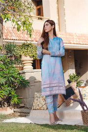 Feathers Digital Printed Viscose Unstitched 2Pc Suit COTTON CANDY-NJV057