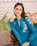 Maria Osama Khan Casual Pret 3 Piece Suit - BUTTERFLY PEA