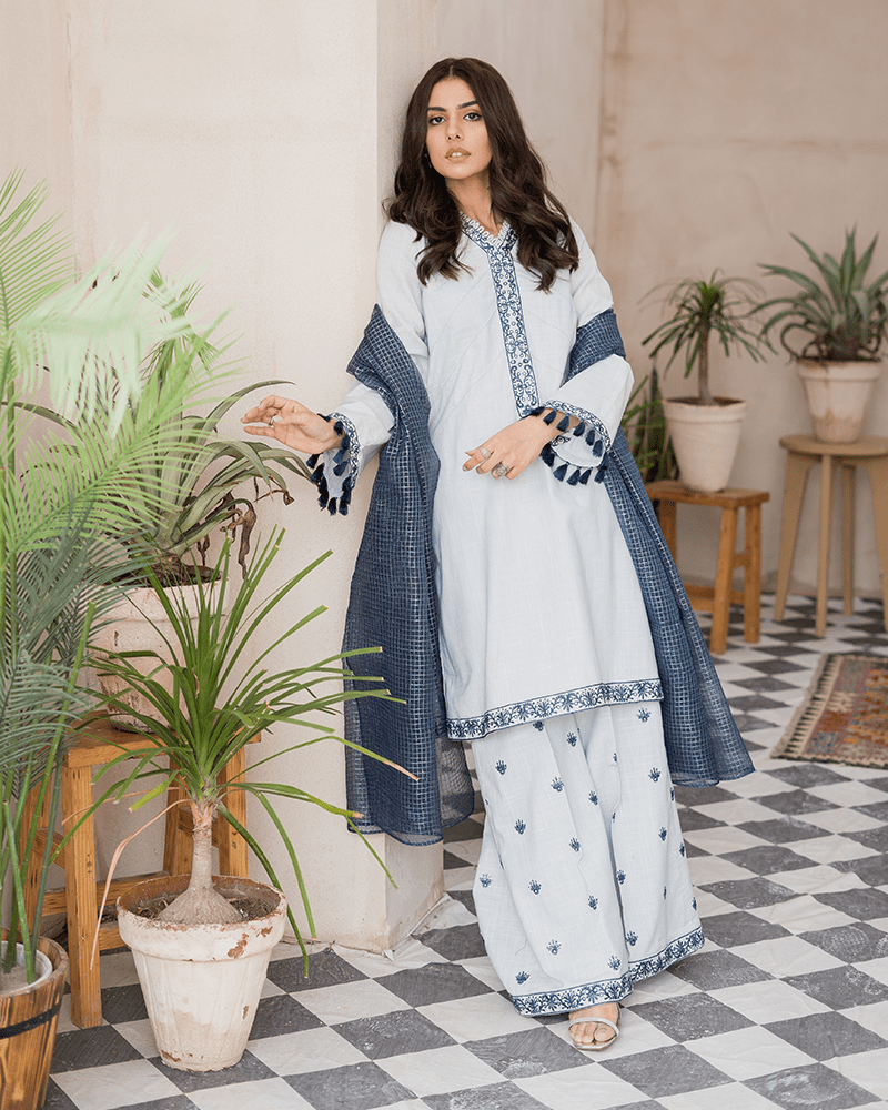Maria Osama Khan Casual Pret 3 Piece Suit - ZEPHYR