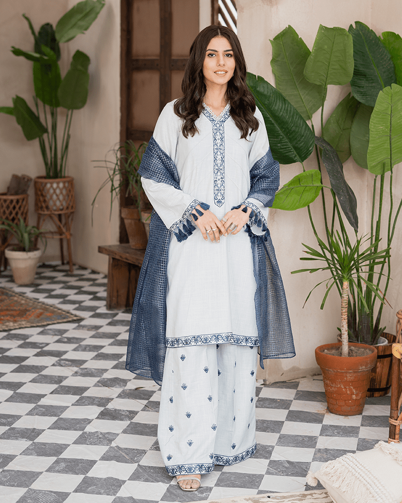 Maria Osama Khan Casual Pret 3 Piece Suit - ZEPHYR