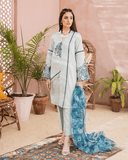 Maria Osama Khan Casual Pret 3 Piece Suit - BLUE BELL