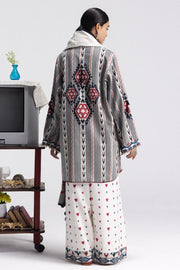 Coco by Zara Shahjahan Prints Linen Unstitched 3Pc Suit D-10A LEELA
