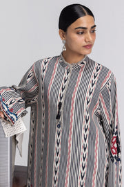 Coco by Zara Shahjahan Prints Linen Unstitched 3Pc Suit D-10A LEELA