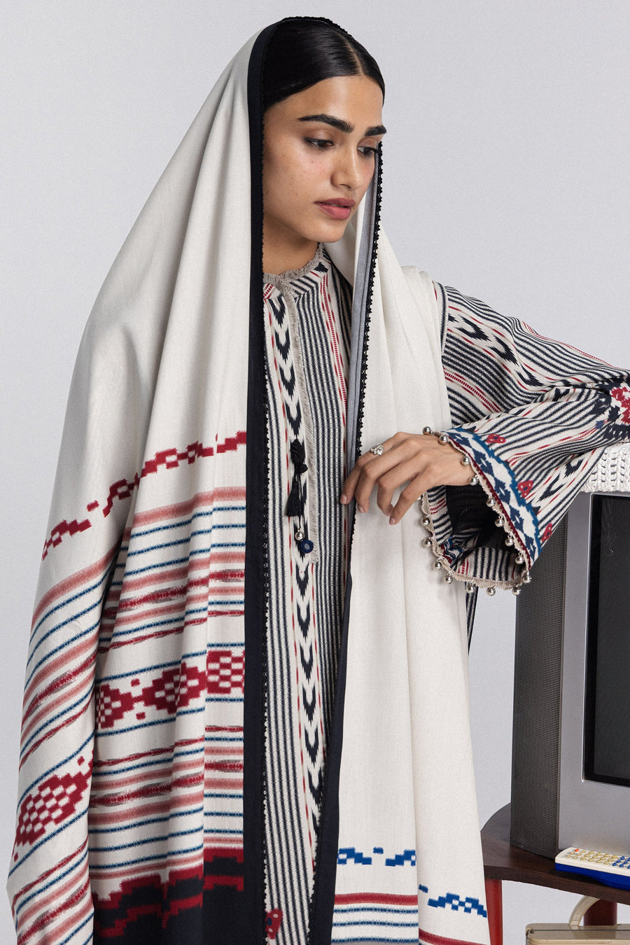 Coco by Zara Shahjahan Prints Linen Unstitched 3Pc Suit D-10A LEELA