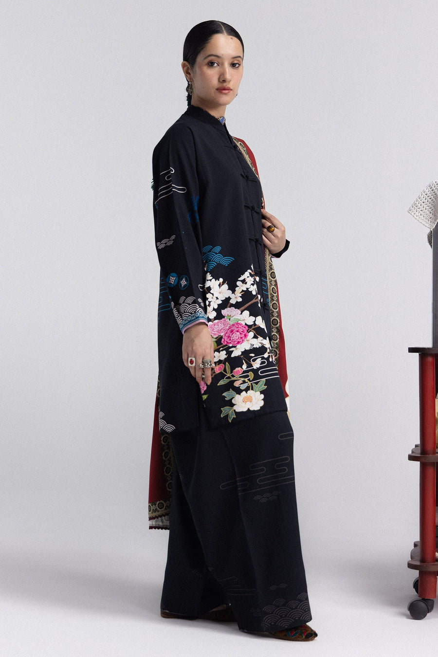 Coco by Zara Shahjahan Prints Linen Unstitched 3Pc Suit D-02A HANA