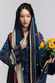 Coco by Zara Shahjahan Prints Linen Unstitched 3Pc Suit D-03A ANIKA