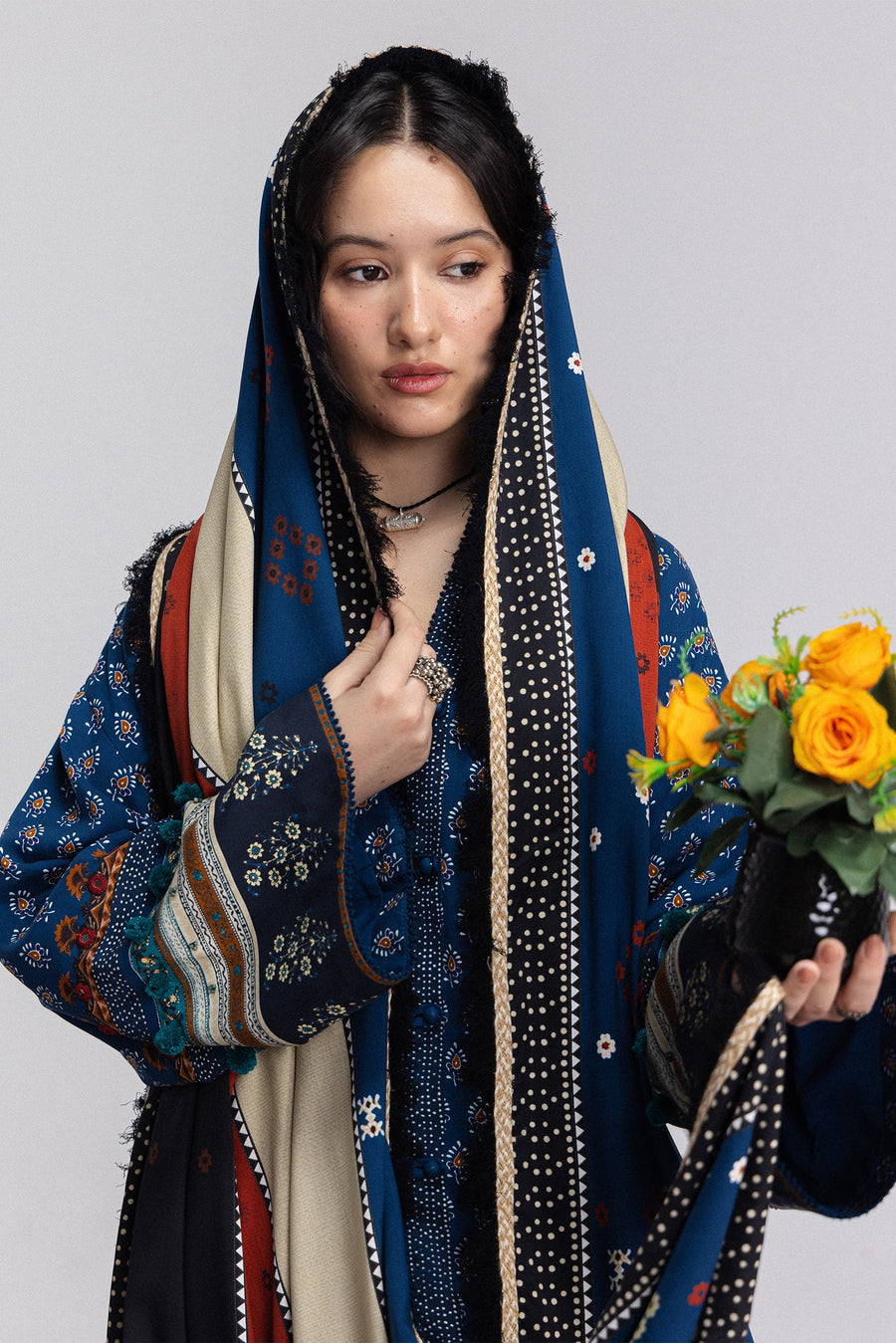 Coco by Zara Shahjahan Prints Linen Unstitched 3Pc Suit D-03A ANIKA