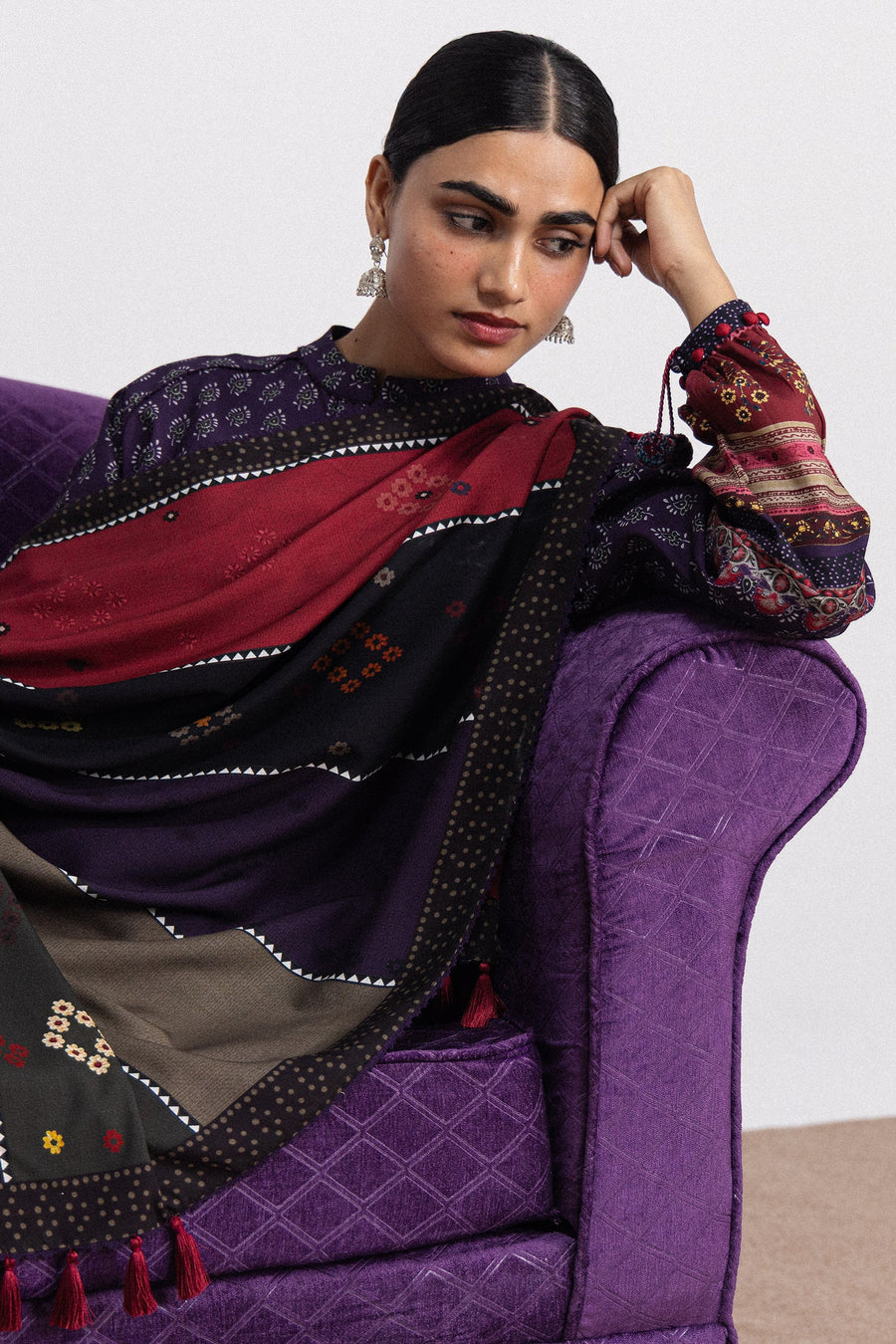 Coco by Zara Shahjahan Prints Linen Unstitched 3Pc Suit D-03B ANIKA