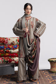 Coco by Zara Shahjahan Prints Linen Unstitched 3Pc Suit D-04A RANIA
