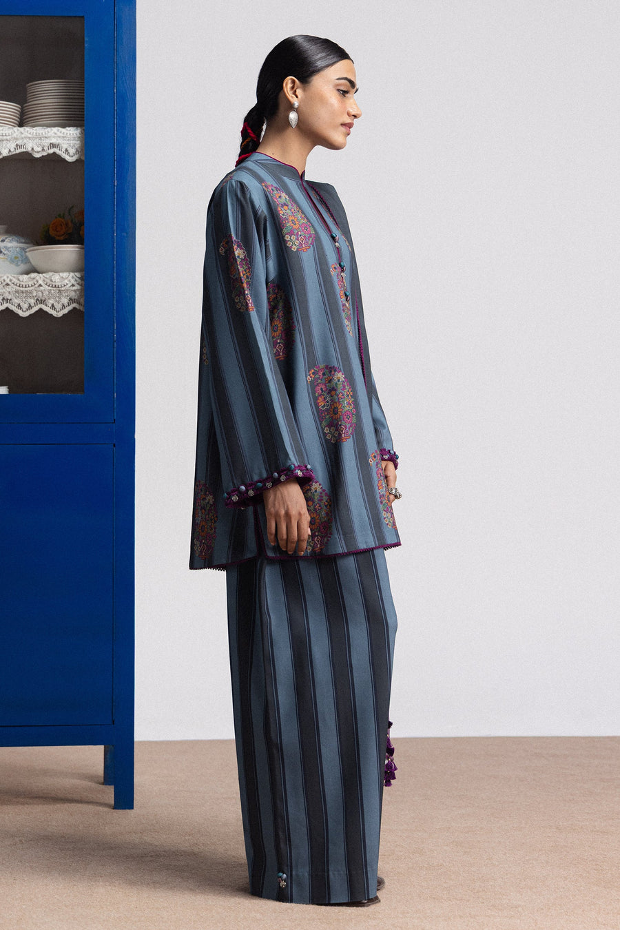 Coco by Zara Shahjahan Prints Linen Unstitched 3Pc Suit D-04B RANIA