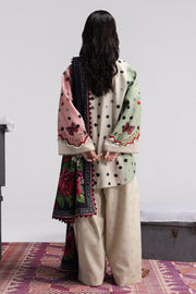 Coco by Zara Shahjahan Prints Linen Unstitched 3Pc Suit D-05A AMELIA