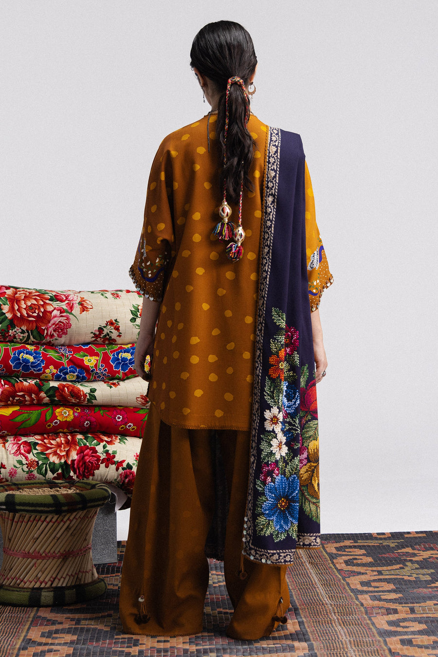 Coco by Zara Shahjahan Prints Linen Unstitched 3Pc Suit D-05B AMELIA