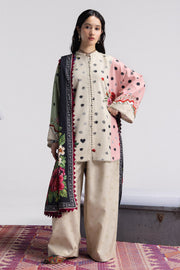 Coco by Zara Shahjahan Prints Linen Unstitched 3Pc Suit D-05A AMELIA