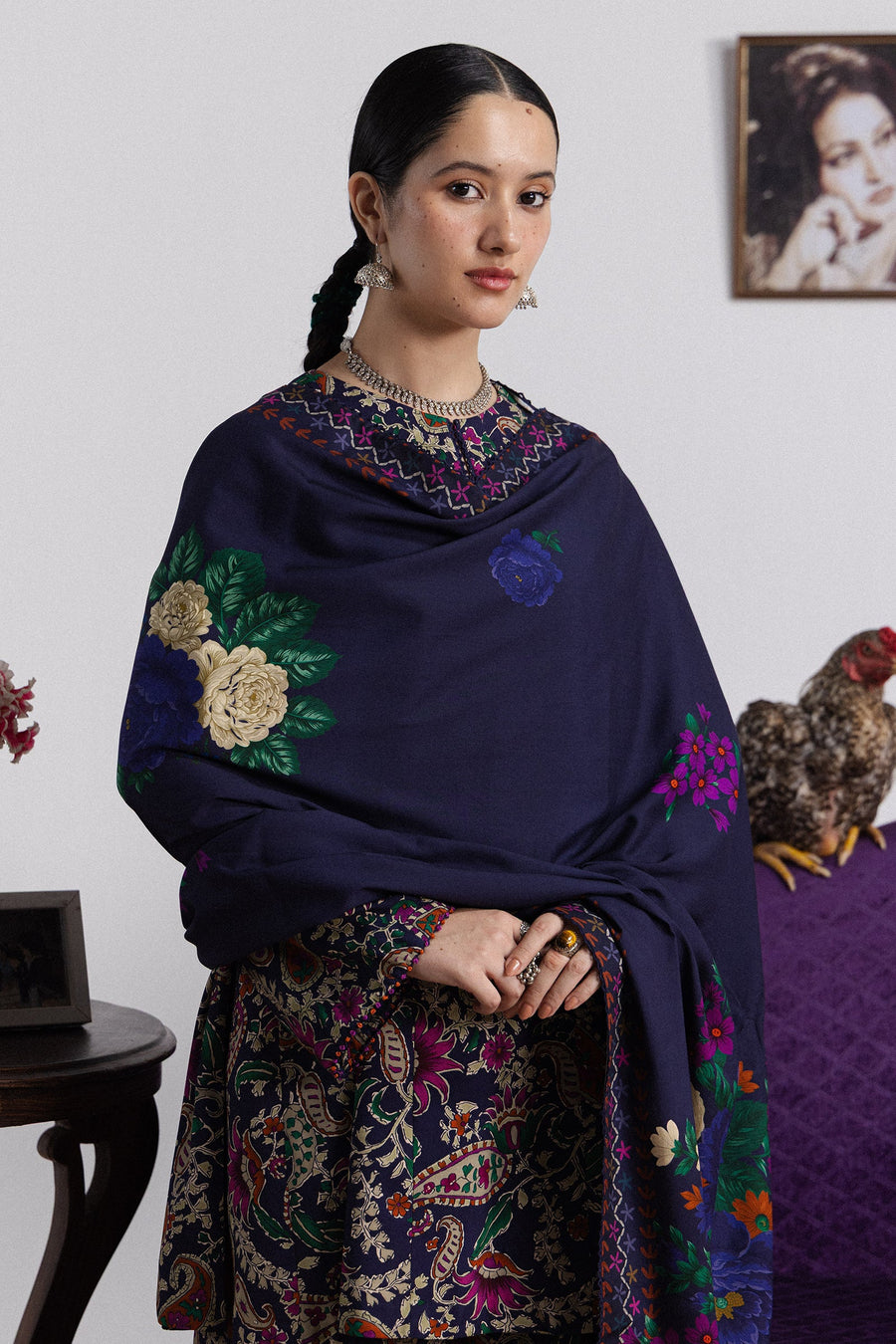 Coco by Zara Shahjahan Prints Linen Unstitched 3Pc Suit D-06A SOFIA